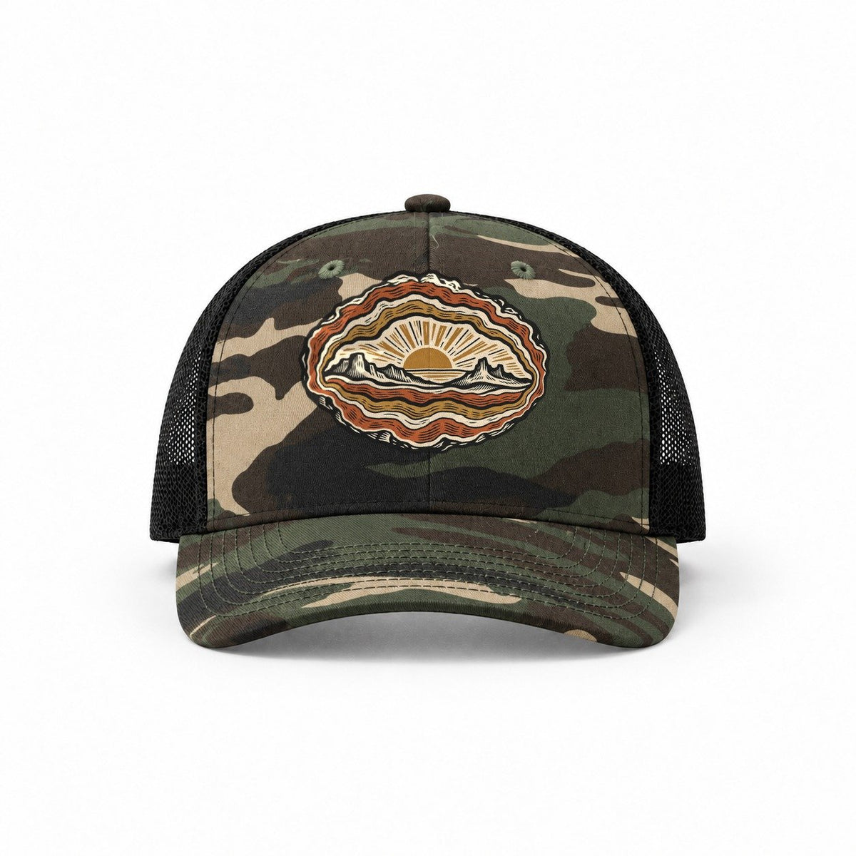 Woodland Camo-Black — front view