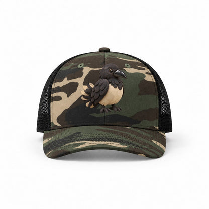 Woodland Camo-Black — front view