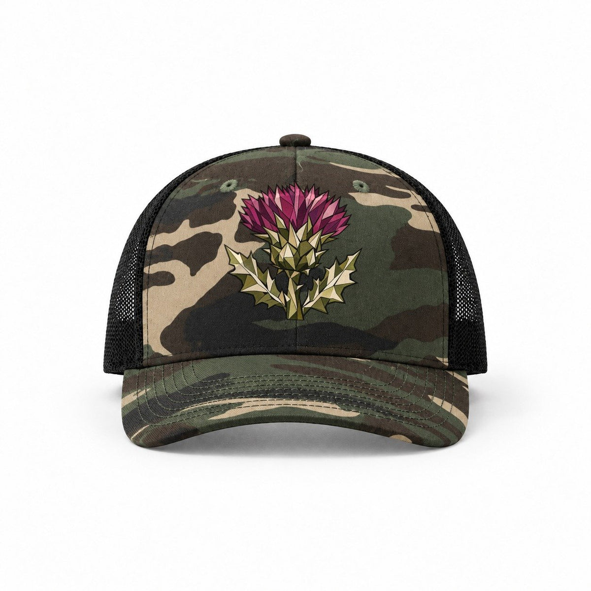 Woodland Camo-Black — front view