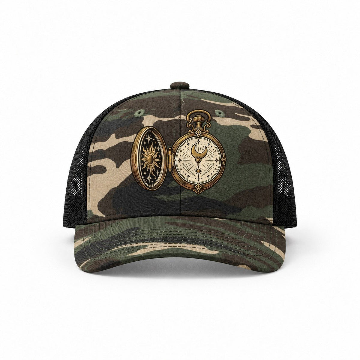 Woodland Camo-Black — front view