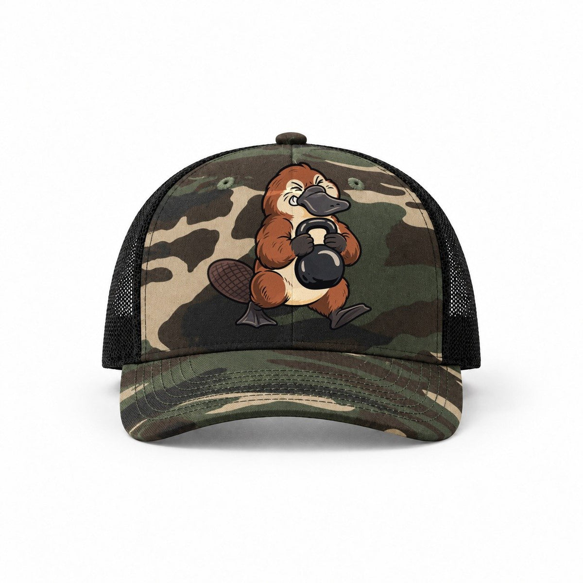 Woodland Camo-Black — front view