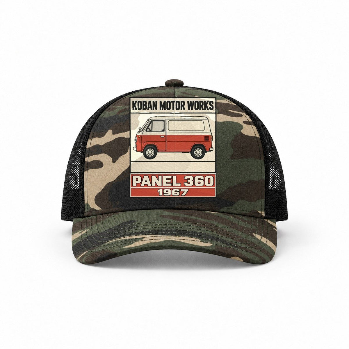 Woodland Camo-Black — front view