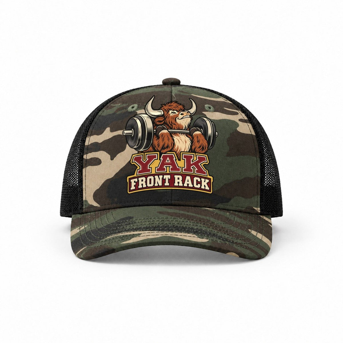 Woodland Camo-Black — front view