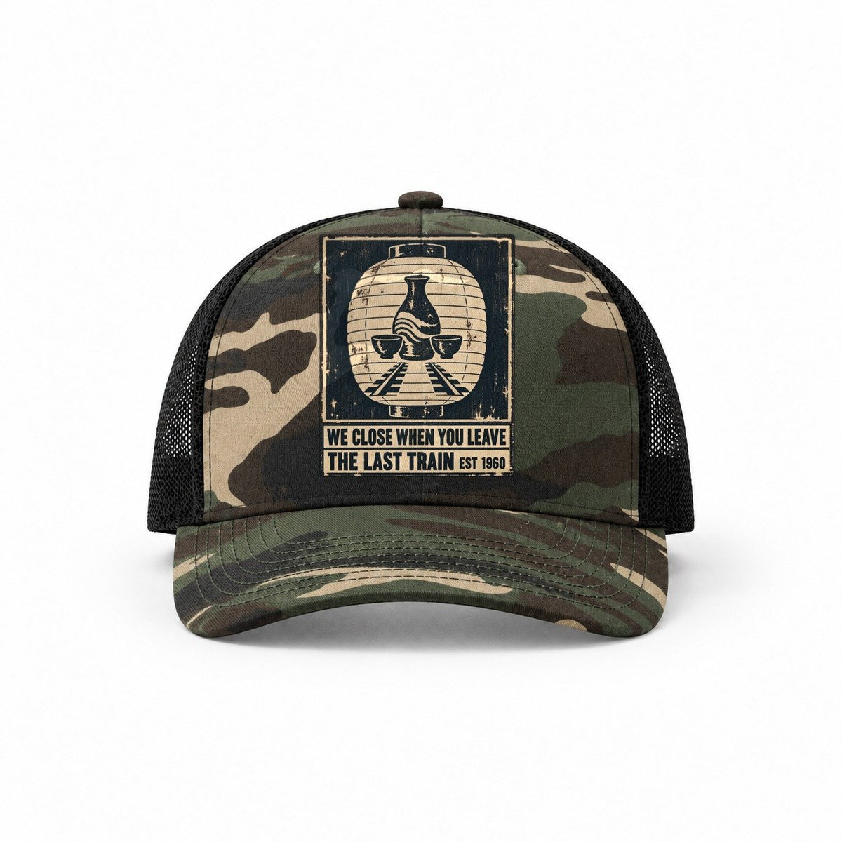 Woodland Camo-Black — front view