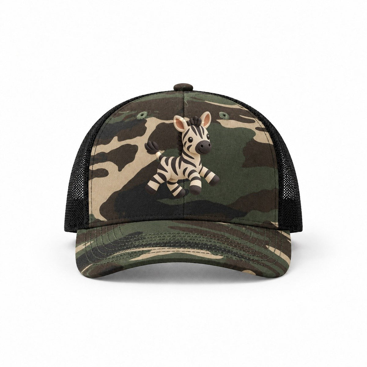 Woodland Camo-Black — front view