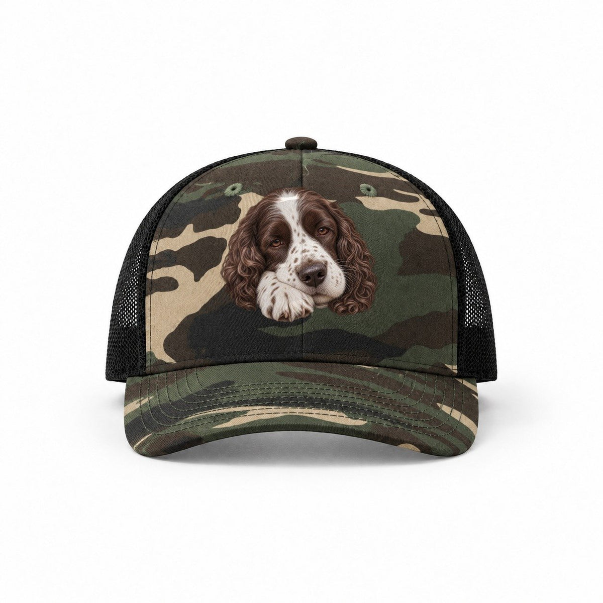 Woodland Camo-Black — front view