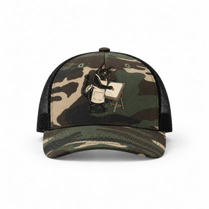 Woodland Camo-Black — front view