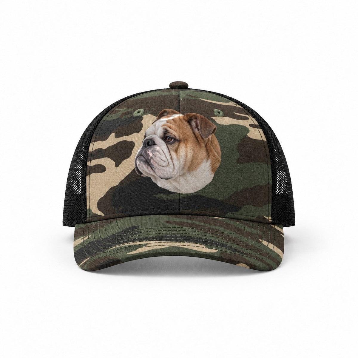 Woodland Camo-Black — front view
