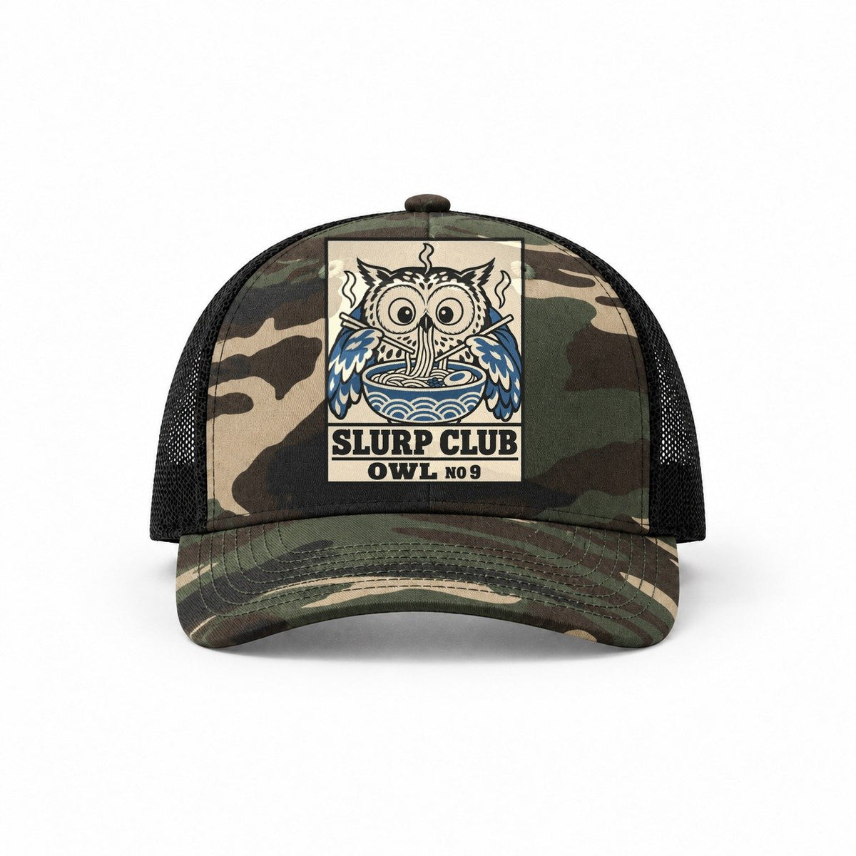 Woodland Camo-Black — front view