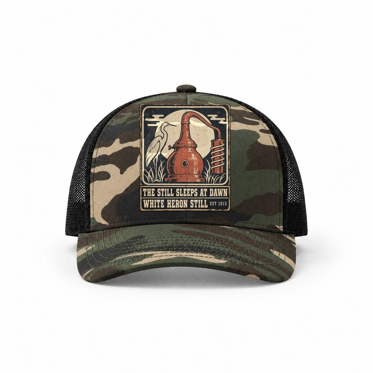 Woodland Camo-Black — front view