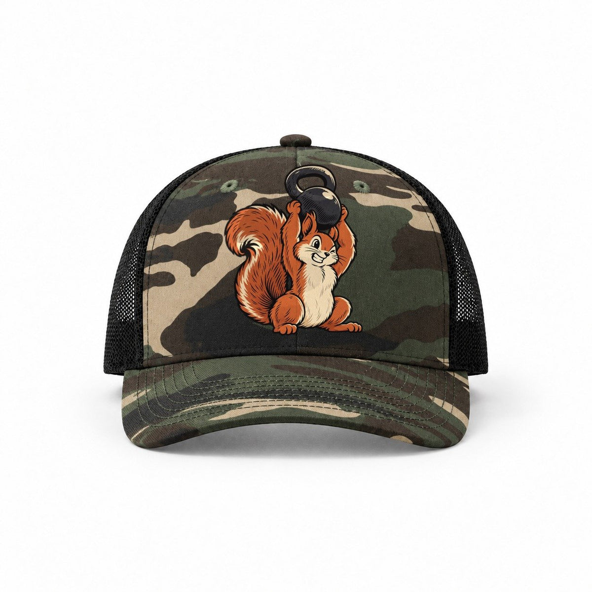 Woodland Camo-Black — front view