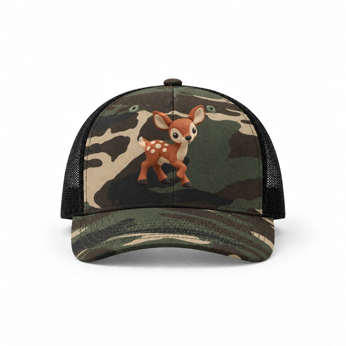 Woodland Camo-Black — front view