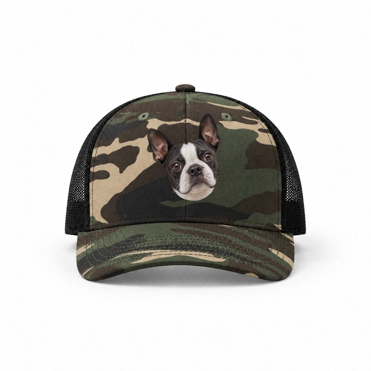 Woodland Camo-Black — front view