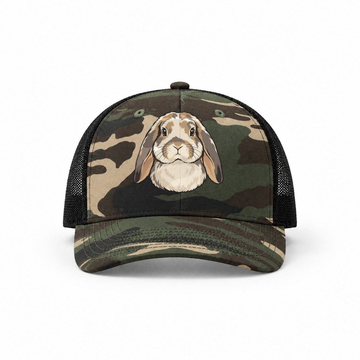 Woodland Camo-Black — front view