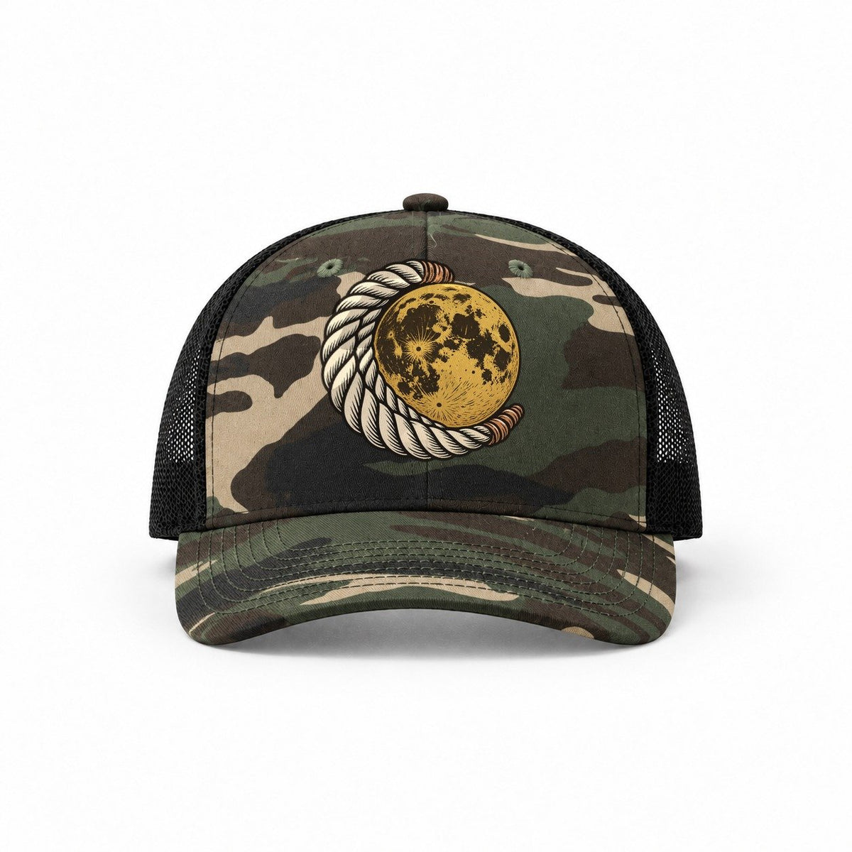 Woodland Camo-Black — front view