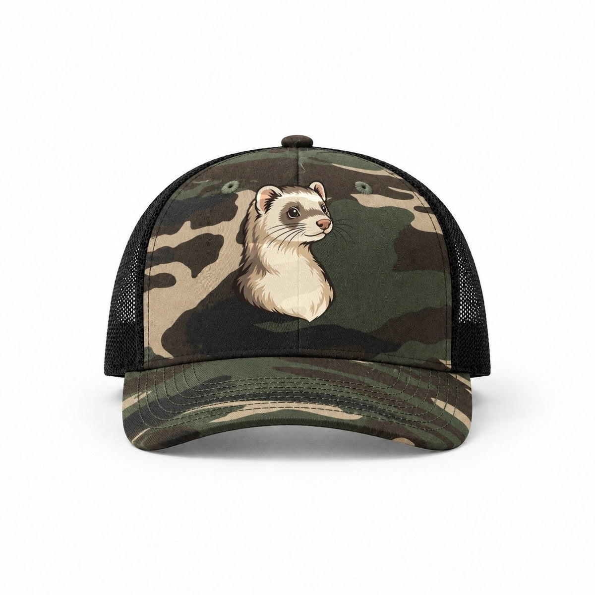 Woodland Camo-Black — front view
