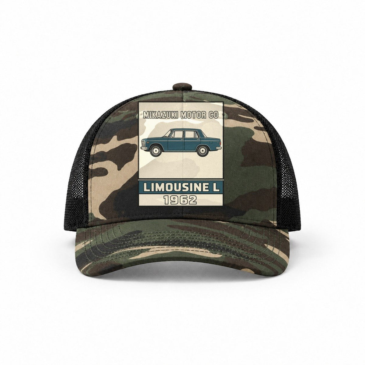 Woodland Camo-Black — front view