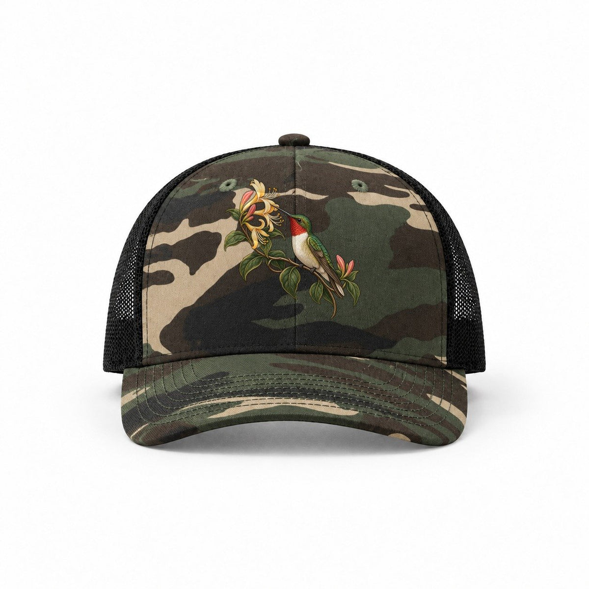 Woodland Camo-Black — front view