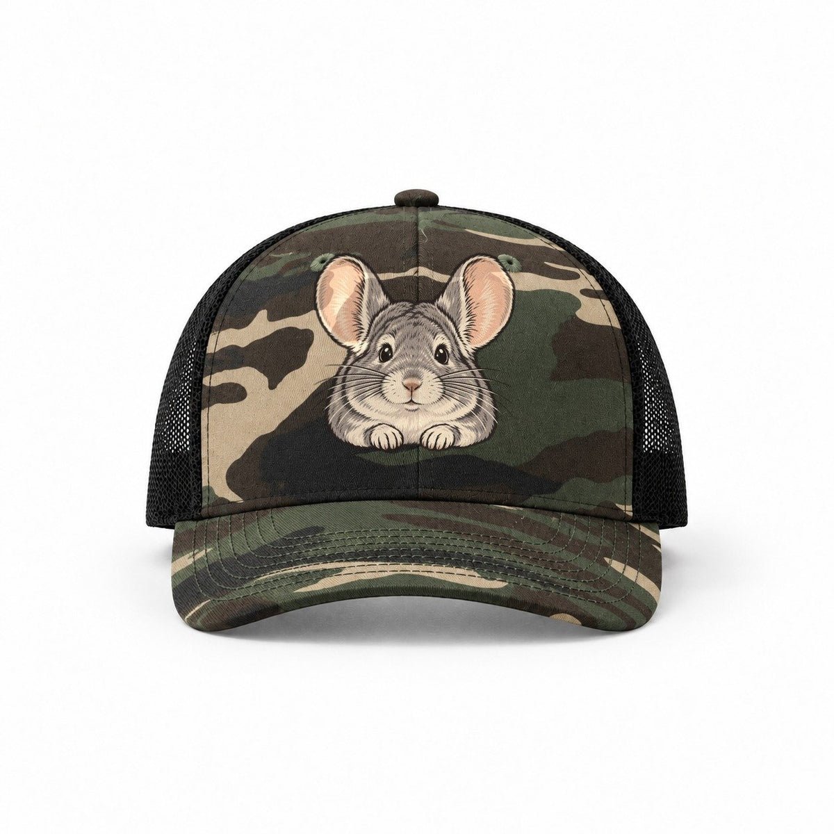Woodland Camo-Black — front view