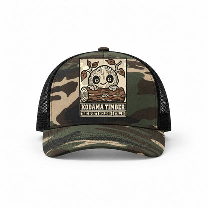 Woodland Camo-Black — front view