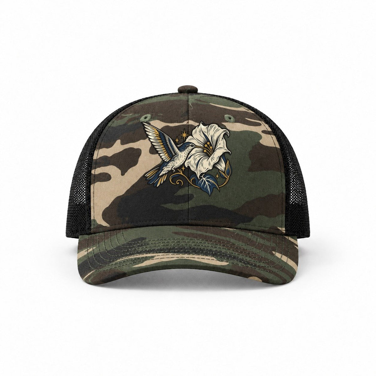 Woodland Camo-Black — front view