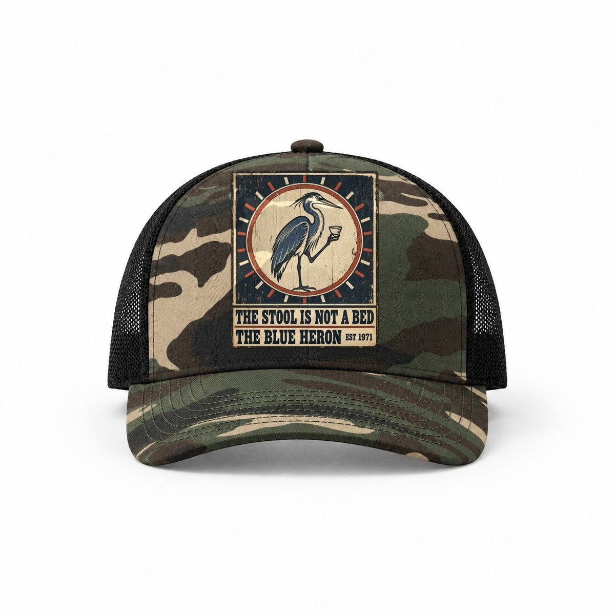 Woodland Camo-Black — front view