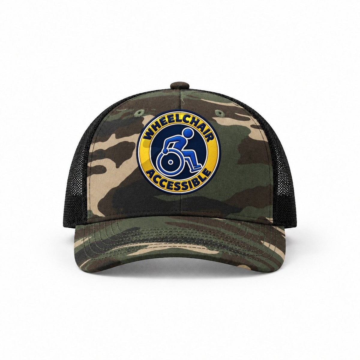 Woodland Camo-Black — front view
