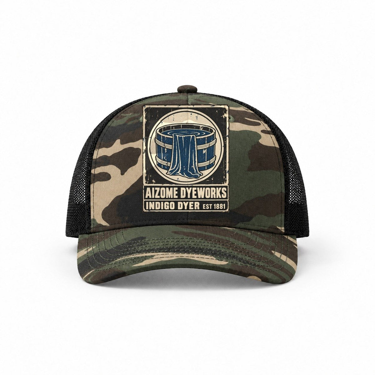 Woodland Camo-Black — front view