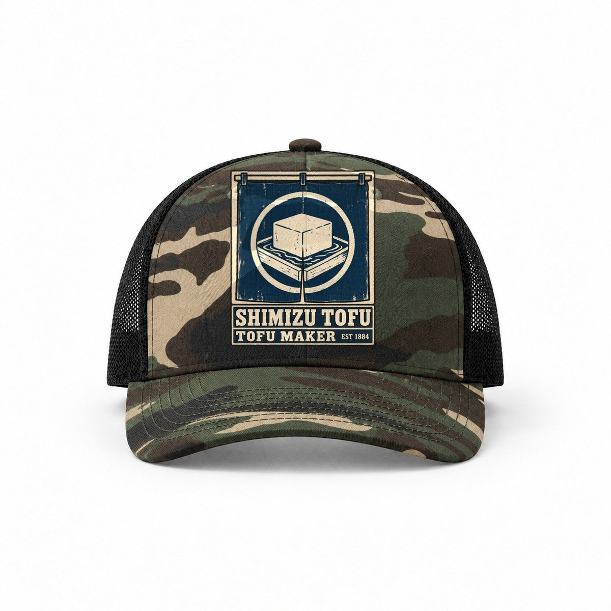 Woodland Camo-Black — front view