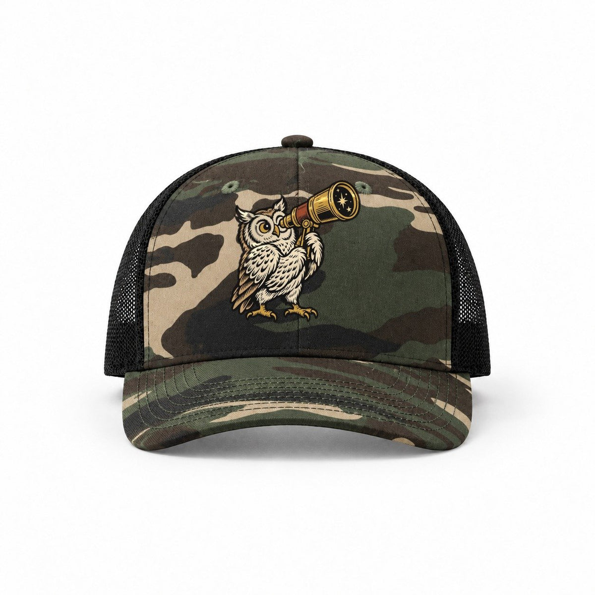 Woodland Camo-Black — front view