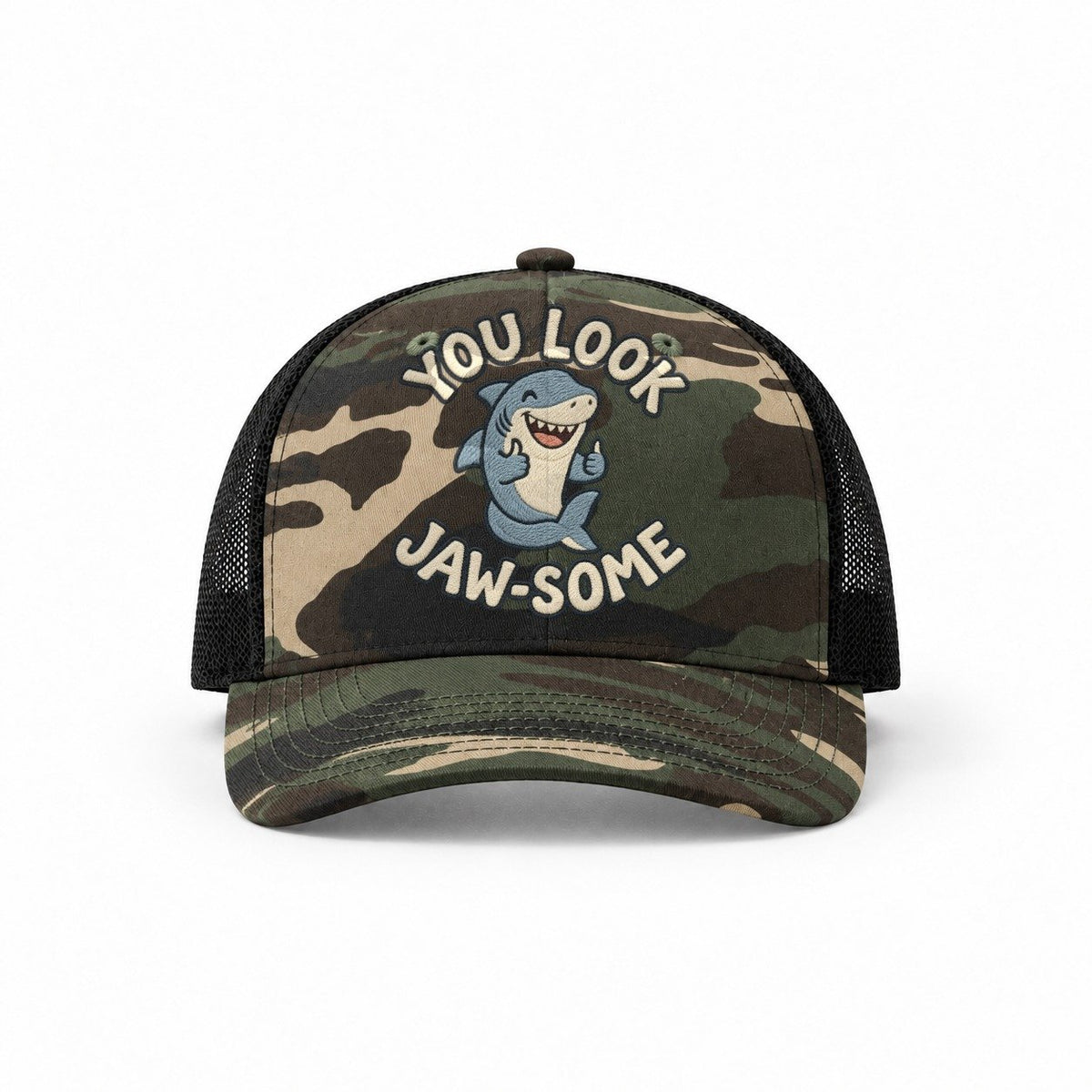 Woodland Camo-Black — front view