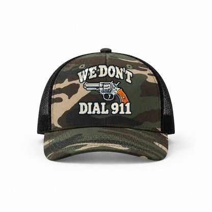 Woodland Camo-Black — front view