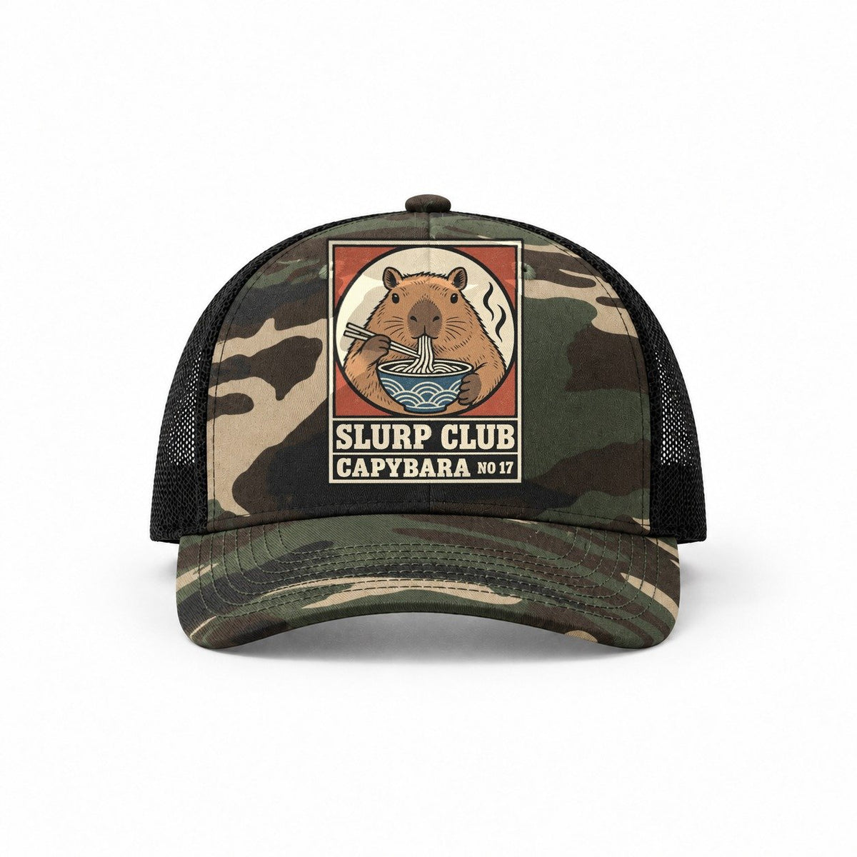 Woodland Camo-Black — front view