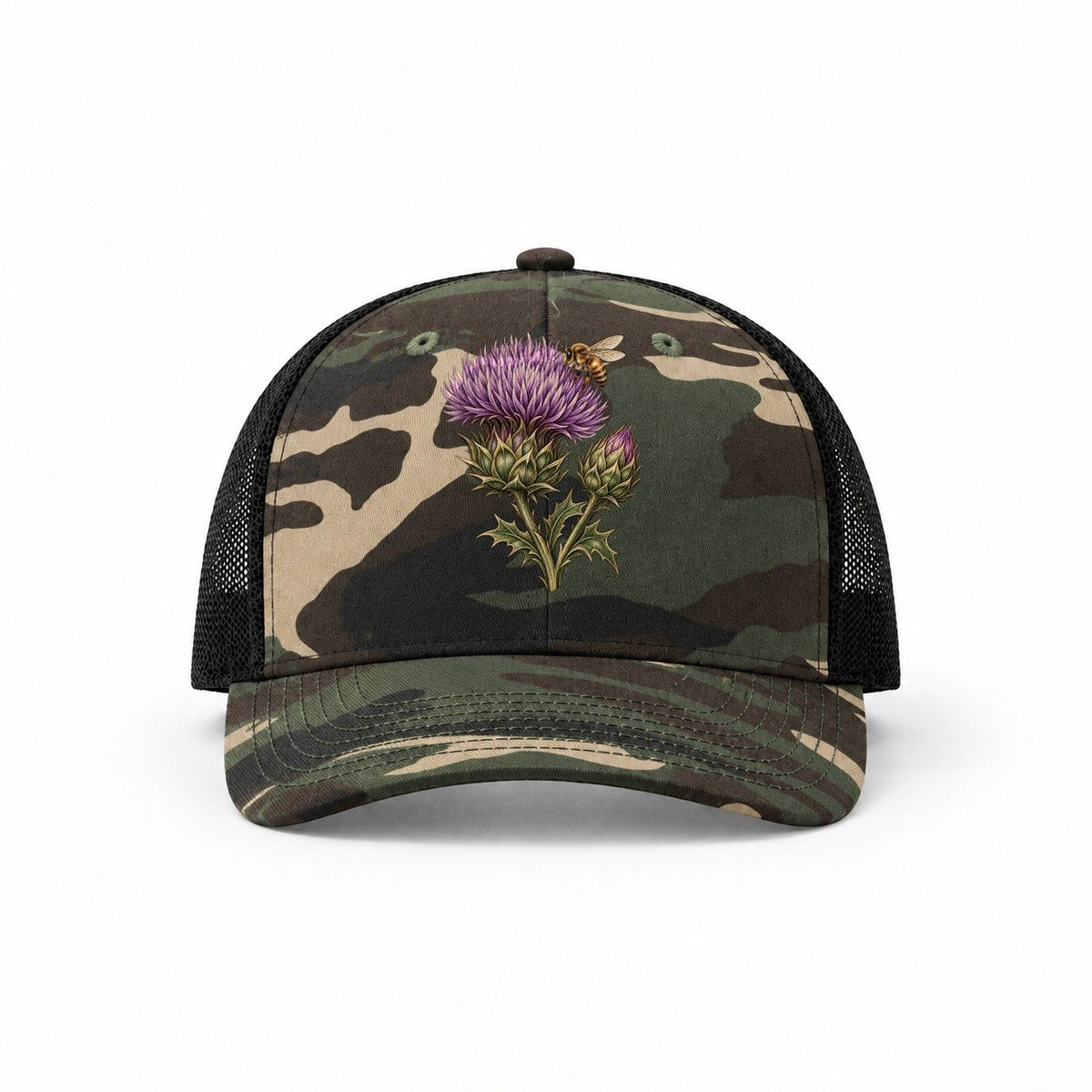 Woodland Camo-Black — front view