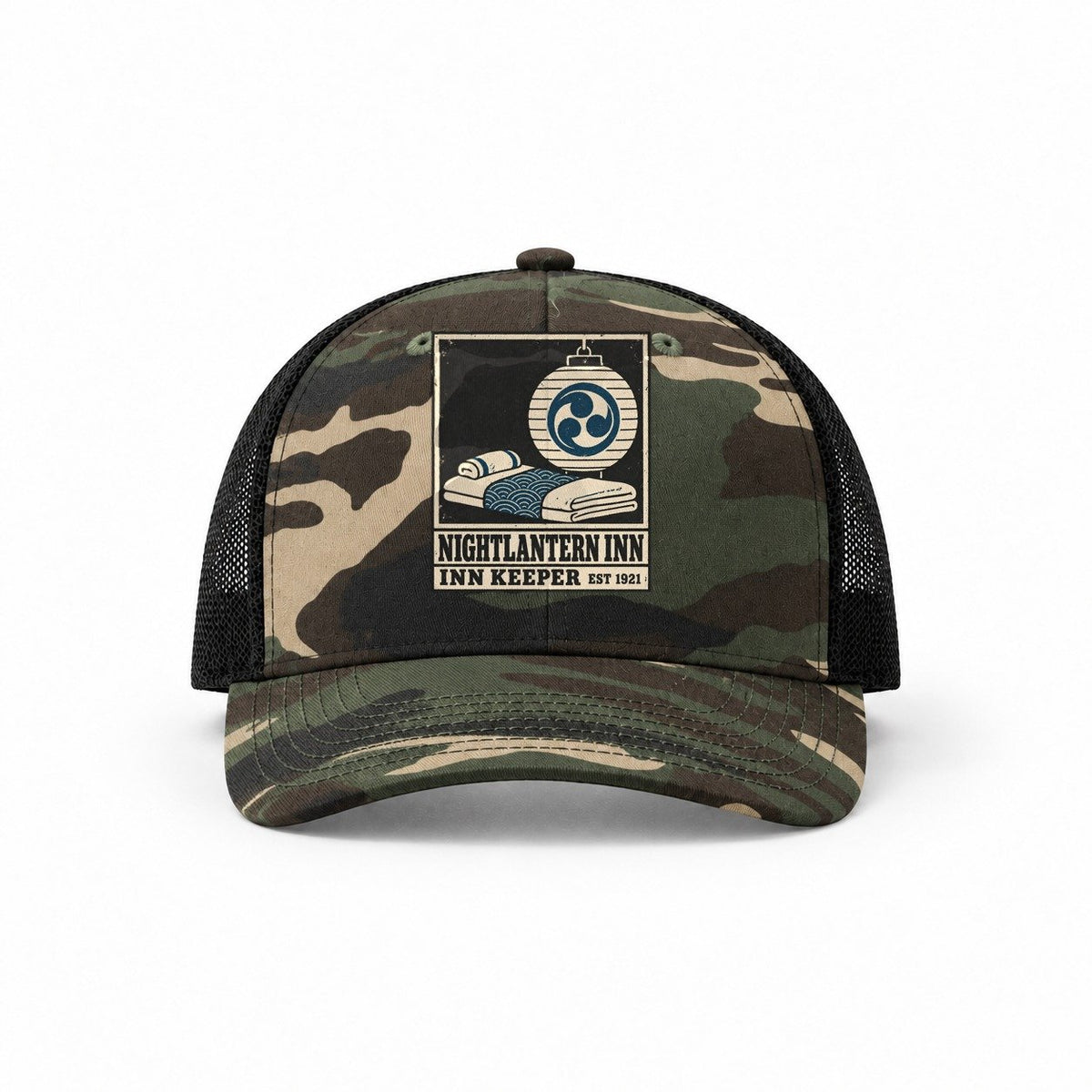 Woodland Camo-Black — front view