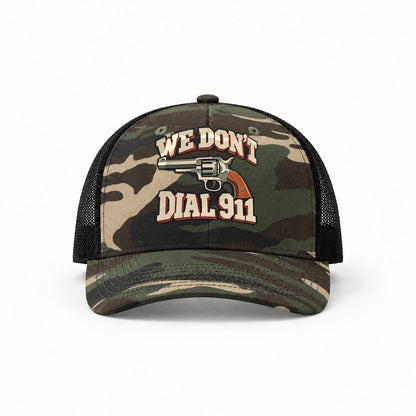 Woodland Camo-Black — front view