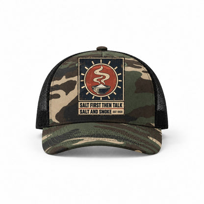 Woodland Camo-Black — front view