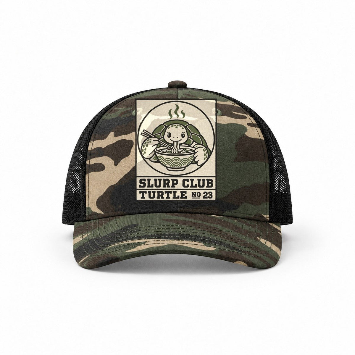 Woodland Camo-Black — front view