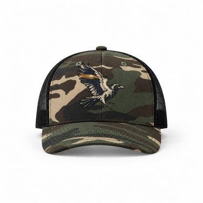 Woodland Camo-Black — front view