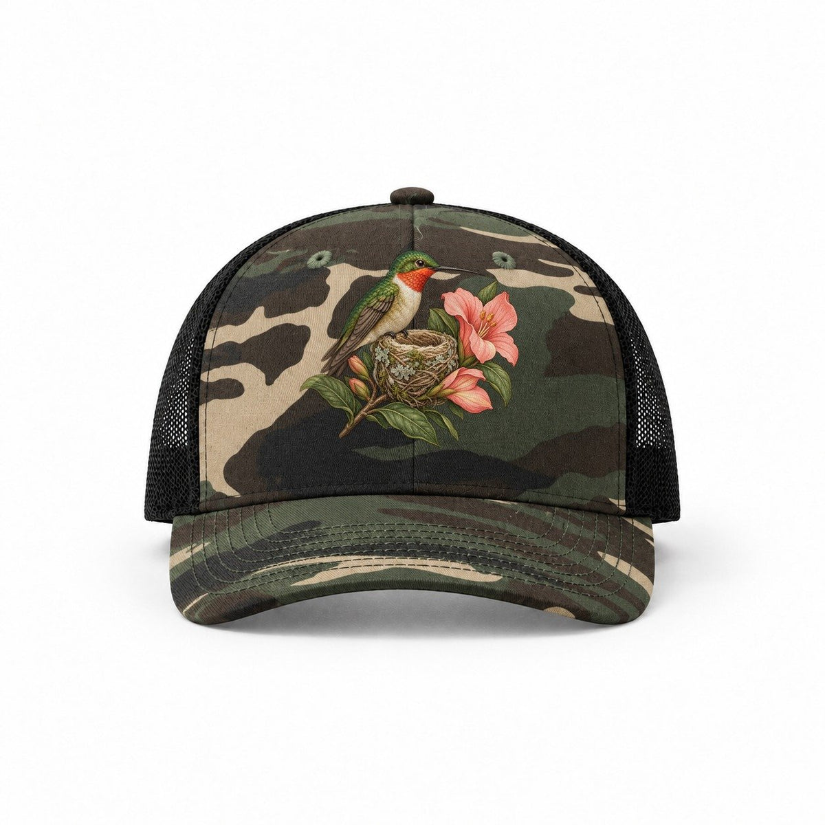 Woodland Camo-Black — front view