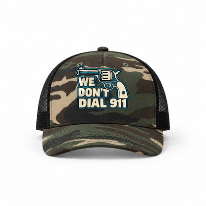 Woodland Camo-Black — front view