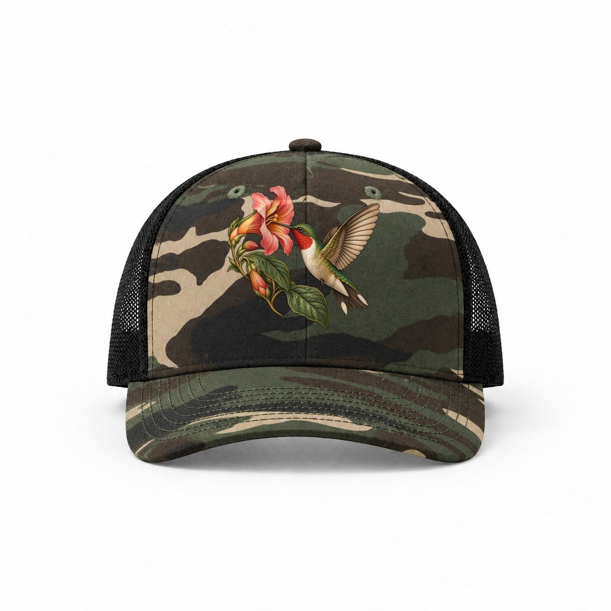 Woodland Camo-Black — front view