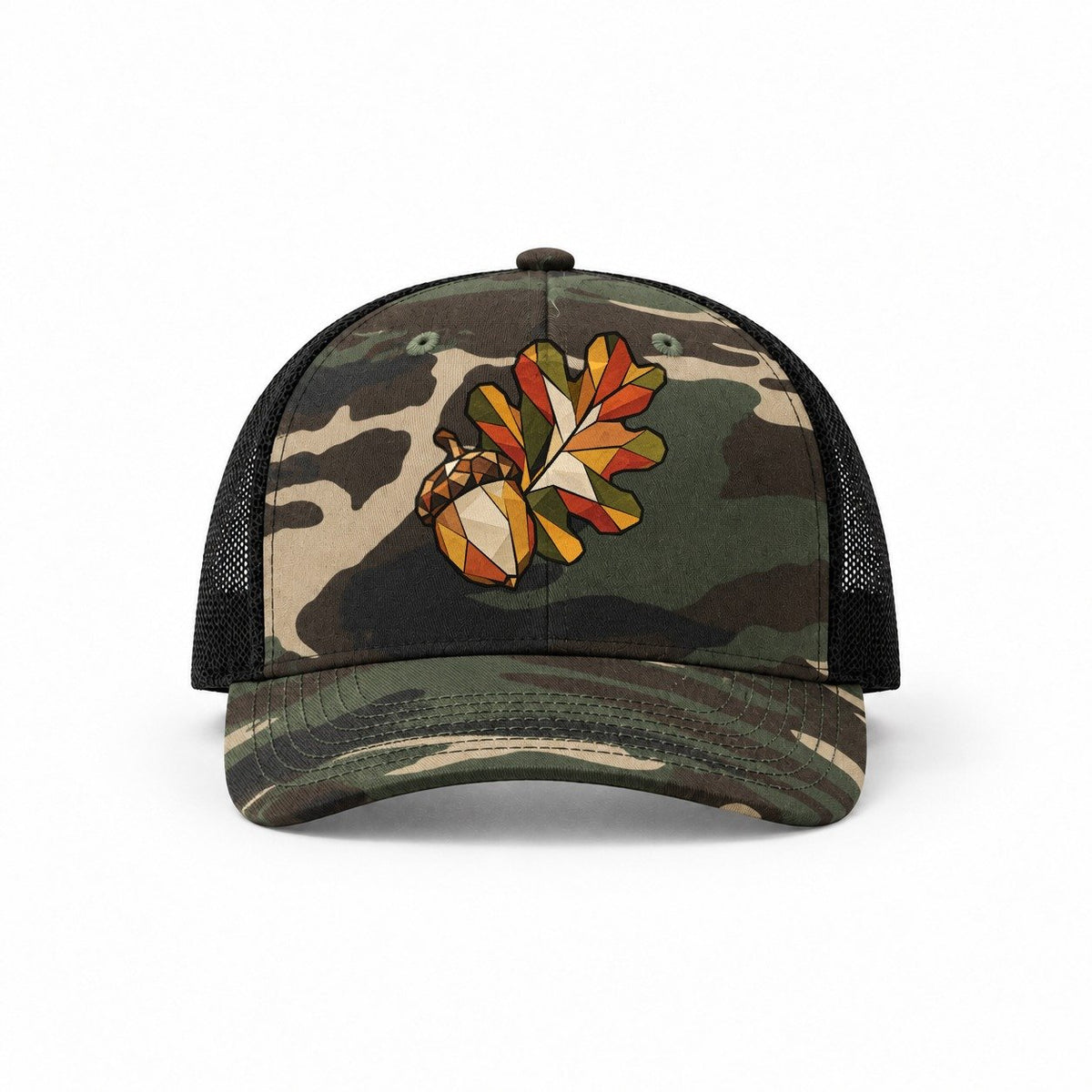 Woodland Camo-Black — front view