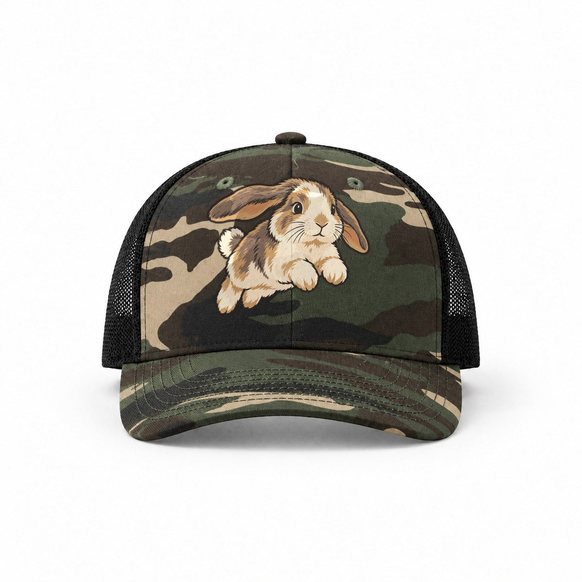 Woodland Camo-Black — front view