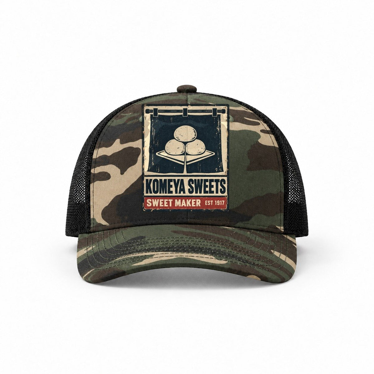Woodland Camo-Black — front view
