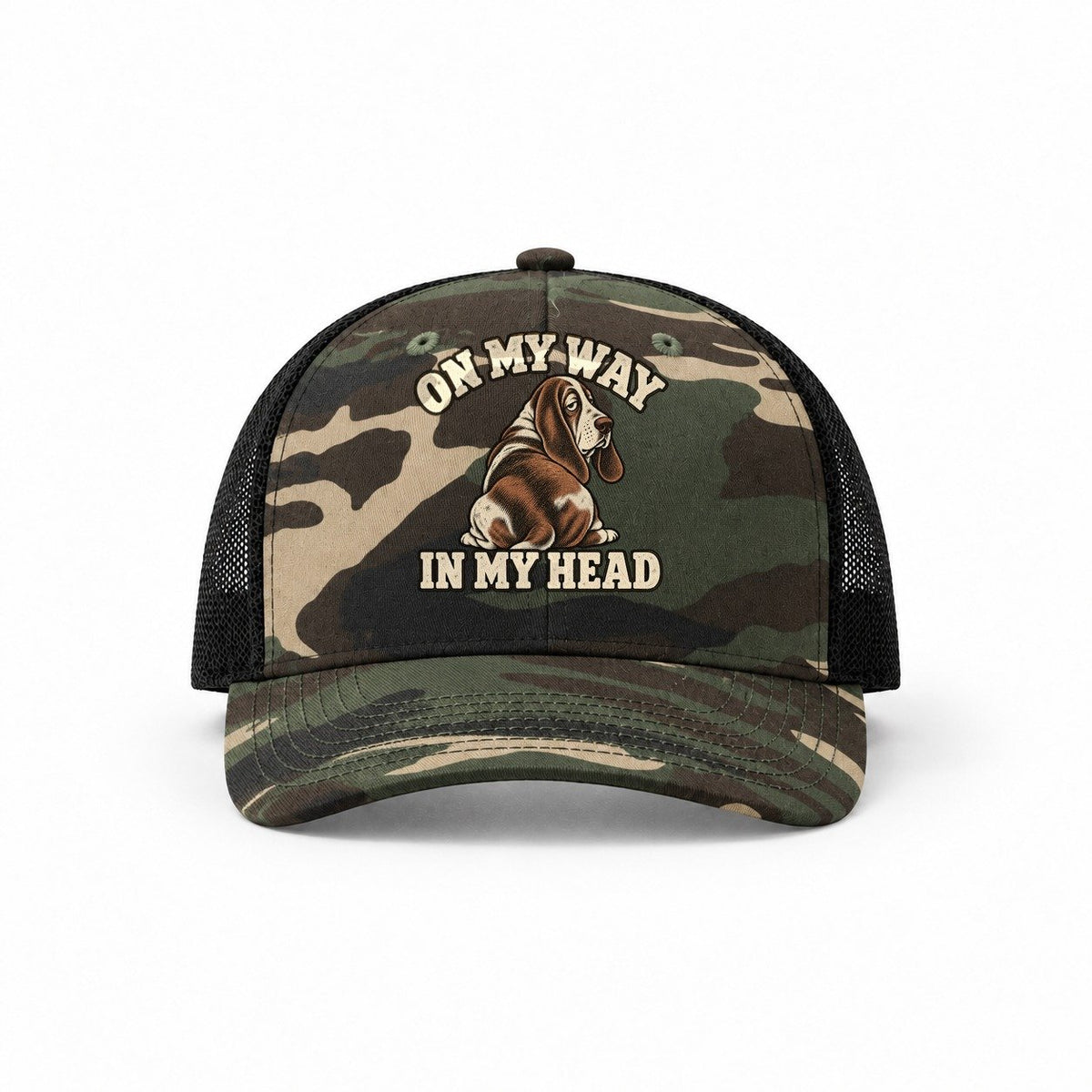 Woodland Camo-Black — front view