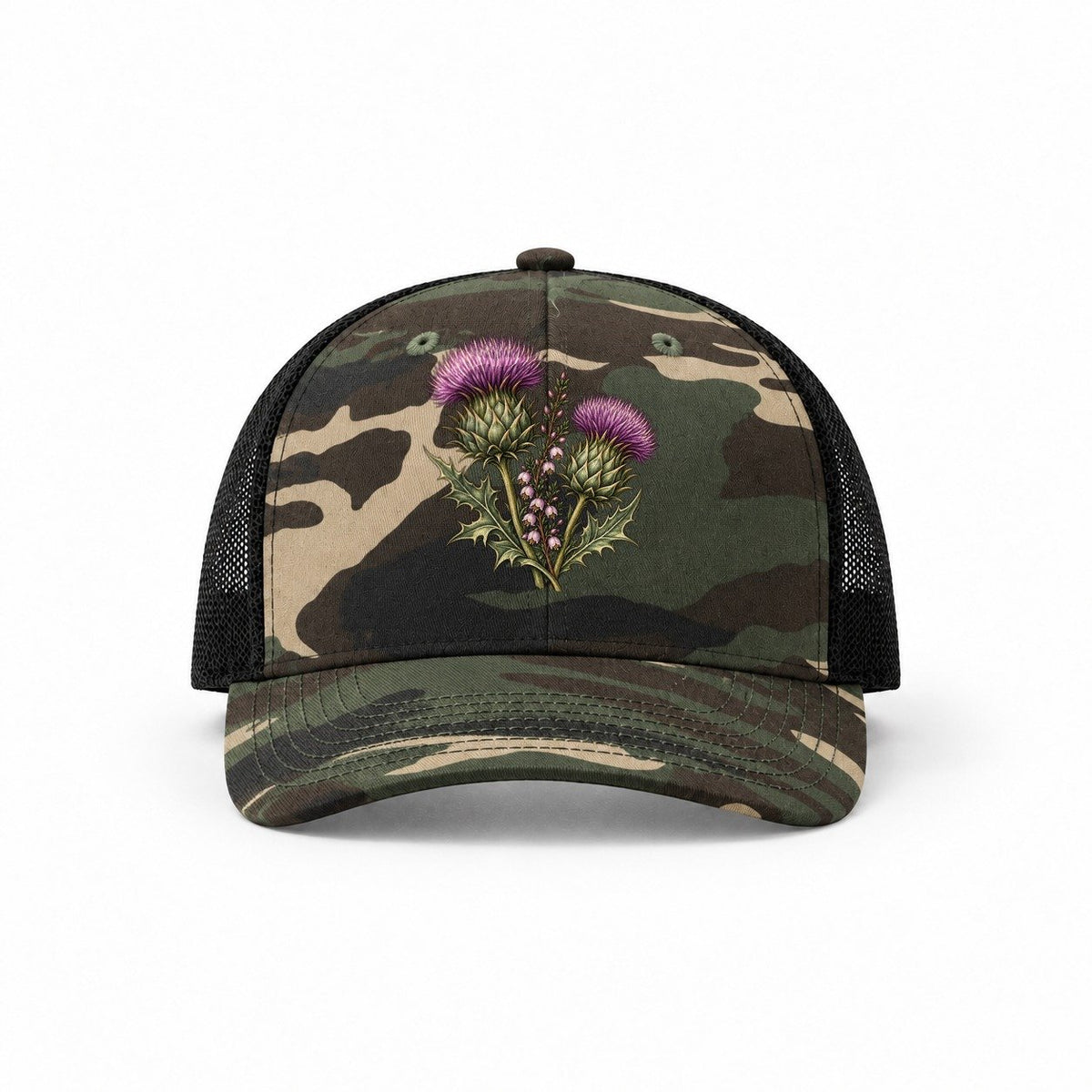Woodland Camo-Black — front view