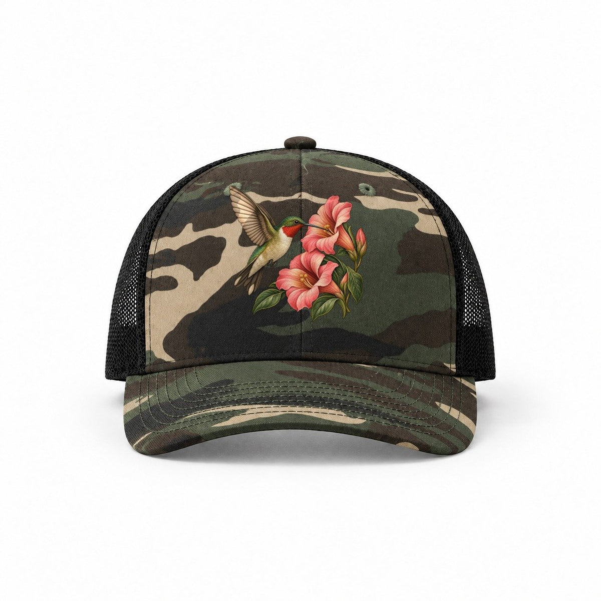 Woodland Camo-Black — front view
