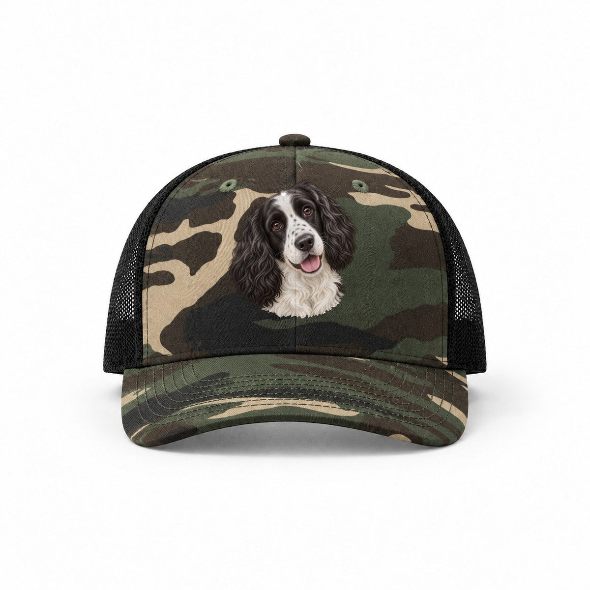 Woodland Camo-Black — front view