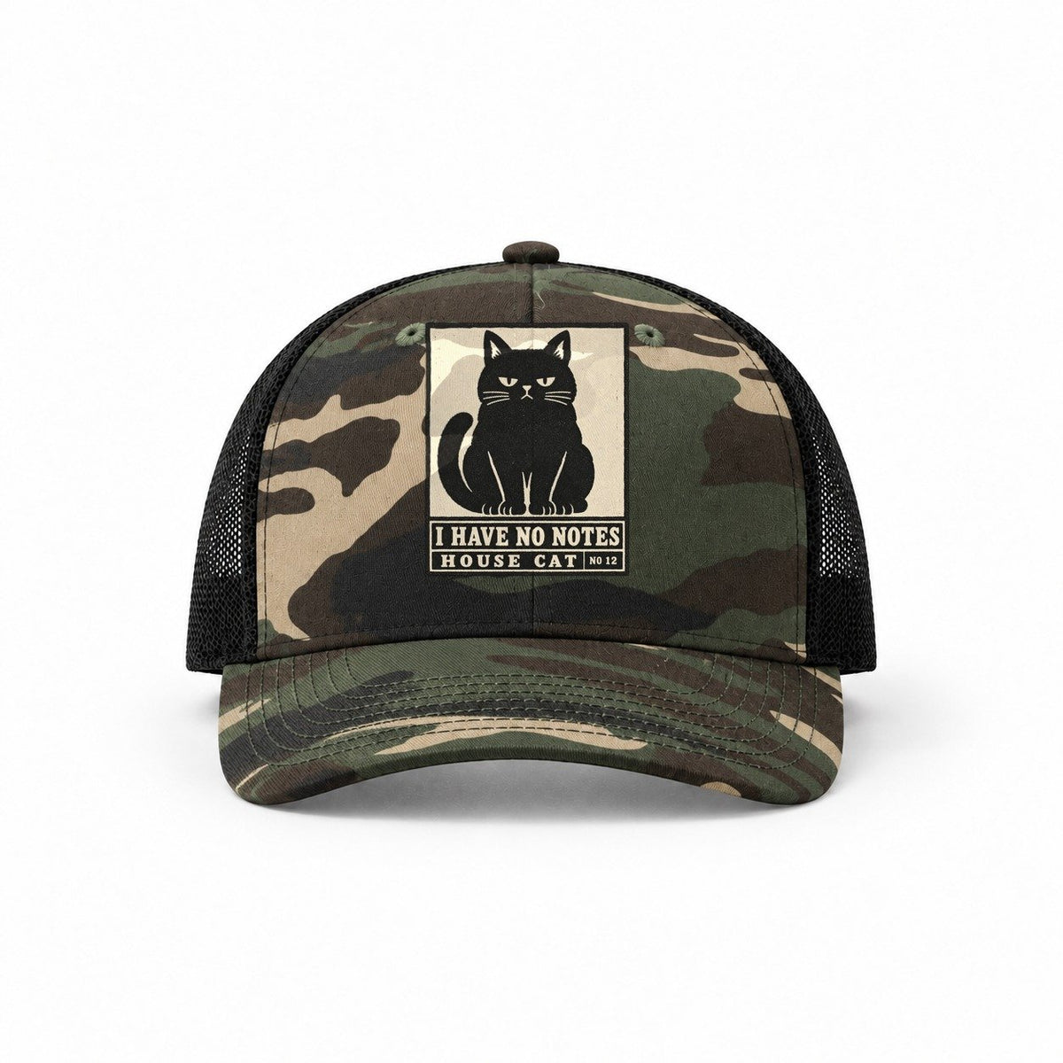 Woodland Camo-Black — front view